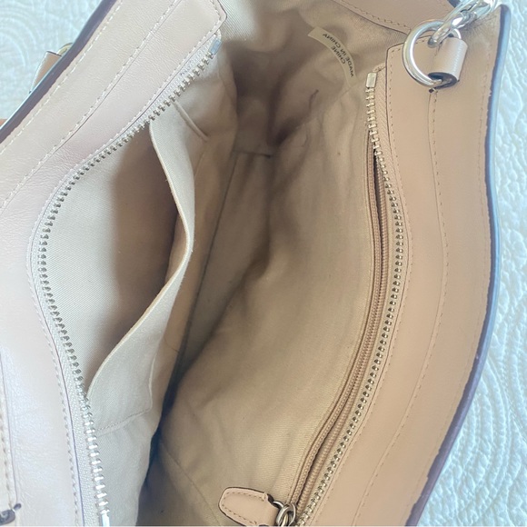 Coach Tanner Top Handle Light Pink/Tan shoulder bag cross body - Picture 6 of 8